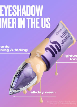 Urban Decay Shimmer Eyeshadow Primer Potion Sin - Champagne Shimmer Eye Primer for Crease-Resistant & Long-Lasting Eye Makeup, Smooths & Preps Eyelid Base, For Vibrant Color, All Skin Tones, Vegan