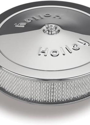 Holley Air Cleaner - 14 inch Chrome