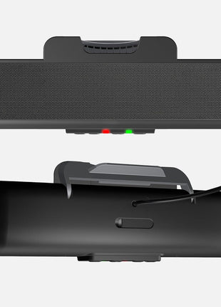 Cyber Acoustics USB Speaker Bar (CA-2890) – Stereo USB Powered Speaker, Easily Clamps to Monitor, Convenient Controls