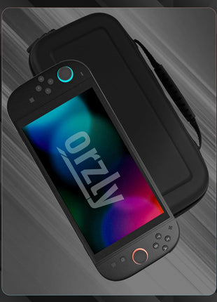 Orzly Case Compatible with Nintendo Switch 2 Protective Carry Case (2025 Model) with Screen Padding, Game Card microSD Pockets for Console and Accessories Screen Size 7.9" - Gift Boxed