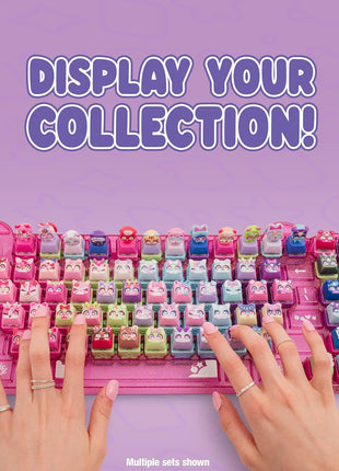 Clickeez Keyboard Mega Pack - The Ultimate Starter Set | Includes Storage Keyboard & 15 with Exclusive Mega Pack Characters | Clickable Collectibles | Ages 6+