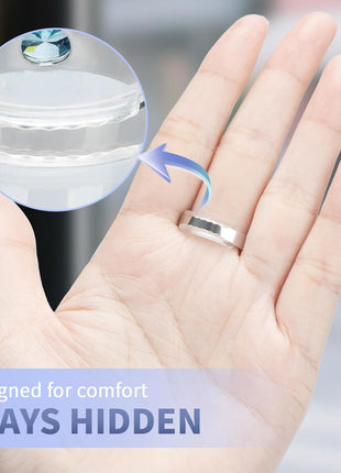 Ring Sizers for Loose Rings - 8 Pack Invisible Guards Resizer