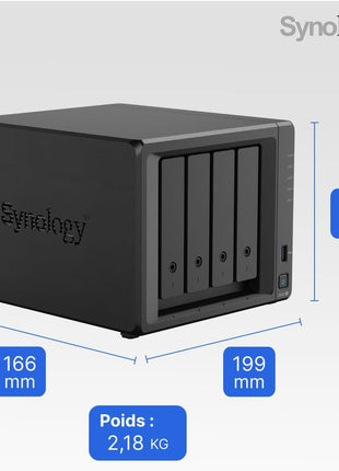 Synology DS423+ 4 Bay Desktop NAS Storage Server