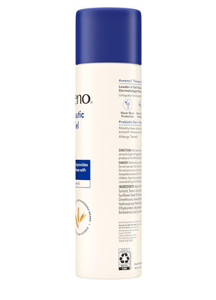 Aveeno Therapeutic Shave Gel with Oat and Vitamin E to Help Prevent Razor Bumps, Soothes Dry Skin and Provides a Close, Smooth Shave with Less Irritation, Fragrance-Free, 7 oz