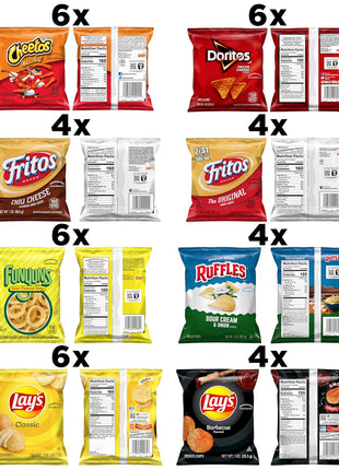 Frito-Lay Variety Packs, Party Mix, Single Serve Bags (40 Pack)