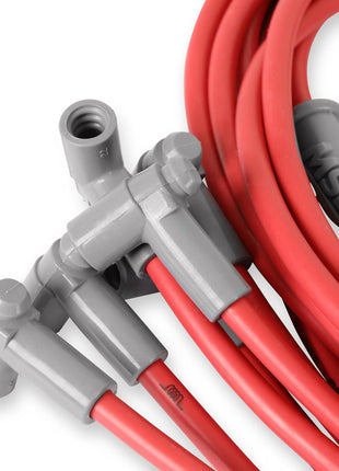 MSD 32739 Super Conductor Spark Plug Wire Set, Red