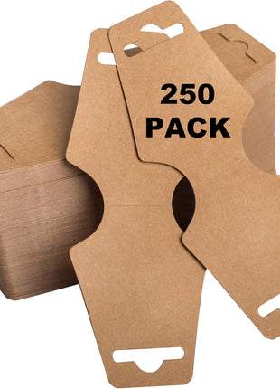 250 Pack Necklace Display Cards - Jewelry Bracelet Display - Choker Cards, Easy and Simple For Display Your Jewelries, Necklace, Bracelets - Bulk 250 Pack