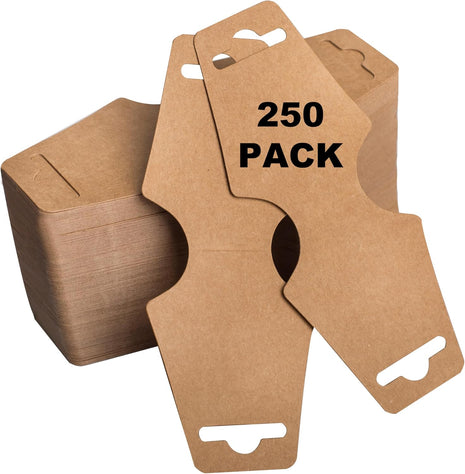 250 Pack Necklace Display Cards - Jewelry Bracelet Display - Choker Cards, Easy and Simple For Display Your Jewelries, Necklace, Bracelets - Bulk 250 Pack