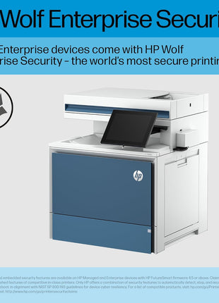 HP Color LaserJet Enterprise MFP 5800dn Printer, Print, Scan, Copy, Best for Business (6QN29A)