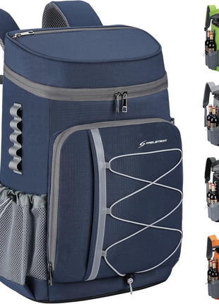 Maelstrom Cooler Backpack - 35/50 Can Insulated Soft Cooler Lunch Bag for Camping, Beach, Hiking & Shopping