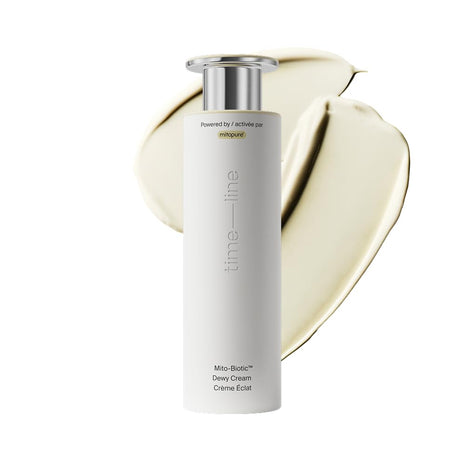 Timeline MitopureTM - Dewy Cream Lightweight Moisturizer With Peptides to Hydrate, Plump & Protect Dry Skin - 1.7 Fl Oz