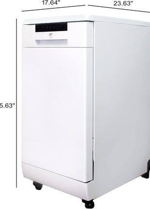 SPT SD-9263W 18′′ Energy Star Portable Dishwasher – White