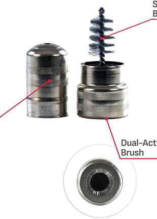 Schumacher Electric Battery Terminal Cleaning Brush, Removes Buildup from Top and Side Terminals, for Power Sport, Automotive, and Marine Batteries, BAF-BI
