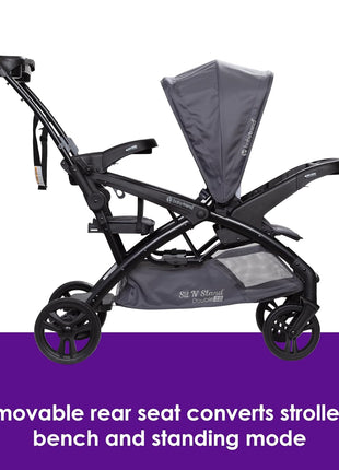 Baby Trend Sit N' StandÂ® Double 2.0 Stroller, Dash Grey