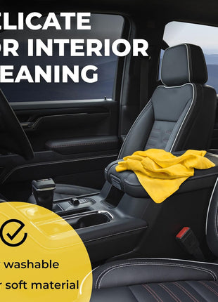 Premium XL Shammy Towel for Car - 2pk (34 inchx25 inch) - Super Absorbent Chamois Cloth - Spots & Scratch-Free - Reusable Car Drying Towels