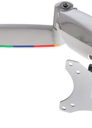 Kensington SmartFit One-Touch Monitor Arm – Height Adjustable Gas Spring for Single Monitor, 13′′–32′′, 360° Rotation, ±90° Tilt, Cable Management – White (K55470WW)