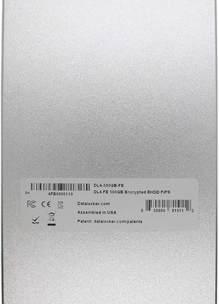 DataLocker DL4 FE 7.6TB Password Protected Encrypted SSD, Easy Screen Guided Setup, AES 256, IP64 Dust/Water Resistant, TAA Compliant Trusted FIPS 140-3 Level 3, OS Independent, USB-C/USB-A