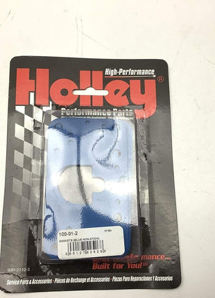 Holley 108-91-2 Blue Metering Block Gasket - Pack of 2