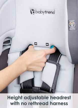 Baby Trend Cover MeTM 4-in-1 Convertible Car Seat, Vespa – Built-in Canopy, 4-Stage Growth System, Plush Comfort Padding, Multi-Position Recline
