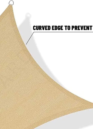 SUNNY GUARD Sun Shade Sail 10' x 13' Rectangle Sand UV Block Sunshade for Backyard Yard Deck Patio Garden Outdoor Activities and Facility(We Make Custom Size)