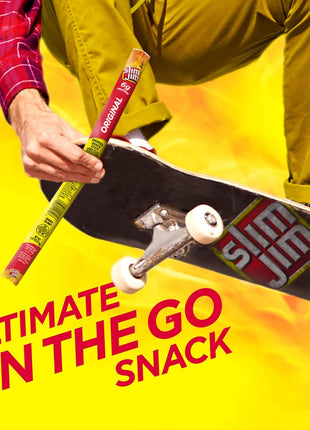 Slim Jim Giant Smoked Meat Sticks, Original Flavor, 6g Protein Per Stick, Easter Basket Stuffer for Men, 0.97 oz. (24 Count)