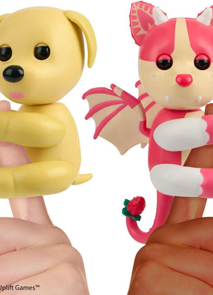 Adopt Me! x Fingerlings, Adopt Me! Strawberry Shortcake Bat Dragon, Legendary Interactive Pet with 40+ Sounds & Reactions (Ages 5+)