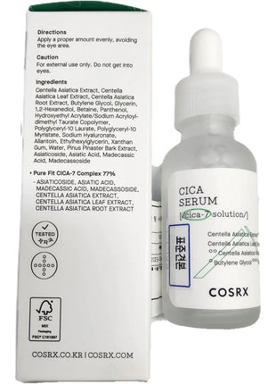 COSRX Pure Fit Cica Serum, 1.0 fl oz (30 ml) / COSRX Pure Fit Deer Serum