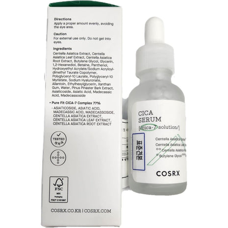 COSRX Pure Fit Cica Serum, 1.0 fl oz (30 ml) / COSRX Pure Fit Deer Serum