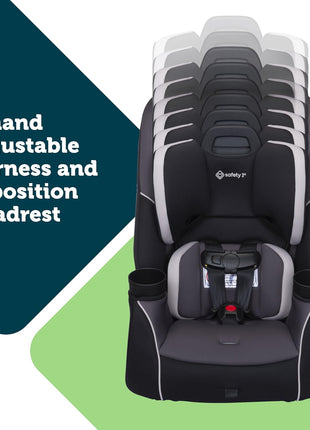 Safety 1st Crosstown All-in-One Convertible Car Seat, Rear Facing, Forward Facing Car Seat, Booster, City Storm