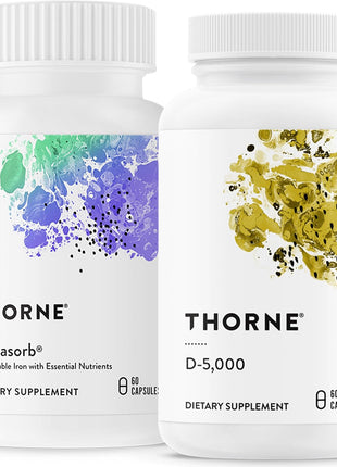 THORNE - Wellness Support - Blood Support & Vitamin D-5000 Combo - 60 Servings