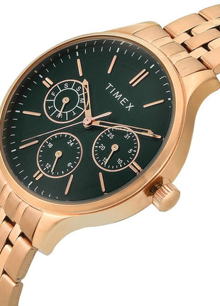 TIMEX Trendline Green Round Dial Analog Women's Watch - TWEL14836