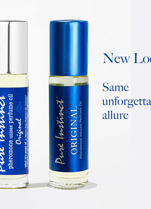 Pure Instinct Roll-On - The Original Pheromone Infused Essential Oil Perfume Cologne - Unisex For Men and Women - TSA Ready