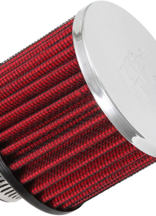 K&N Vent Air Filter/Breather: High Performance, Premium, Washable, Replacement Engine Filter: Flange Diameter: 1.25 in, Filter Height: 2.5 in, Flange Length: 0.875 in, Shape: Breather, 62-1390