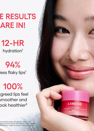 LANEIGE Lip Sleeping Mask: Korean Overnight Treatment For Dry Lips | Hydrating & Nourishing Overnight Lip Treatment Mask with Vitamin C, Shea & Murumuru Seed Butter
