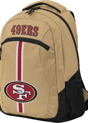 FOCO San Francisco 49ers NFL Action Backpack