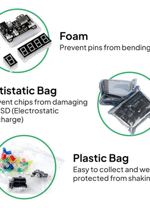 ELEGOO UNO R3 Project Super Starter Kit with PDF Tutorial for Beginners | Compatible with Arduino, 22+ Hands-on Projects, Upgraded Starter Kits with Power Supply, STEM, DIY Basic Circuit Building