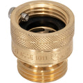 Eastman 3/4 Inch FHT x 3/4 Inch MHT Hose Bibb Anti Siphon Vacuum Breaker, Brass Plumbing Fitting, 20199