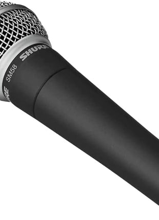 Shure SM58 Pro xLR Dynamic Microphone   Professional Studio & Live Performance Cardioid Mic for Vocals, Podcasting, and Recording (SM58 LC)