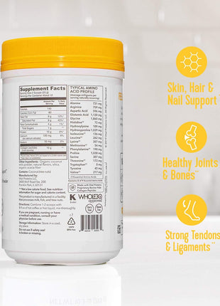 Vital Proteins Collagen Peptides Powder Unflavored 19.3 OZ Creamer Vanilla