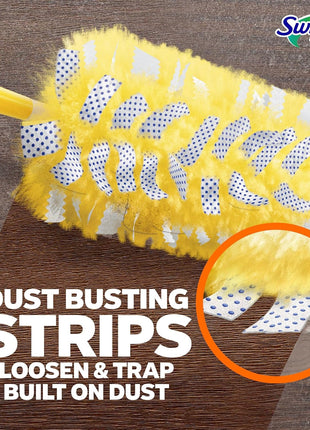 Swiffer Dusters Heavy Duty Multi-Surface Duster Refills for Cleaning, Unscented, 11 Count