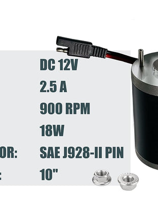 AMBITIONMOTOR Salt Spreader Motor Replaces Buyers SaltDogg 3000966 for ATVS15A UTVS16
