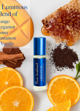 Pure Instinct Roll-On - The Original Pheromone Infused Essential Oil Perfume Cologne - Unisex For Men and Women - TSA Ready