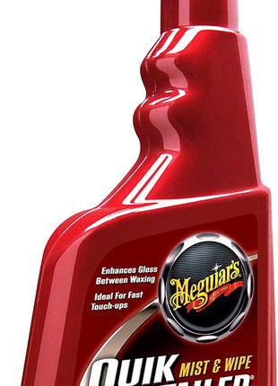 Meguiar's Quik Detailer, Mist & Wipe Car Detailing Spray, Clear Light Contaminants and Boost Shine with a Quick Detailer Spray that Keeps Paint and Wax Looking Like New, 32 oz
