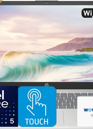 HP 2025 Pavilion 15.6 inch FHD Touchscreen Laptop Computer, 10-Core Intel i5-1334U, 32GB RAM, 1TB Storage (512GB SSD + 512GB External), Wi-Fi 6, Long Battery Life, Windows 11 with Microsoft Office