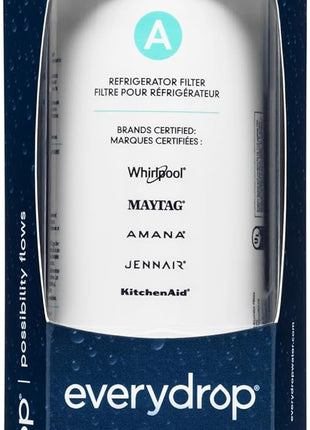 everydrop® by Whirlpool Refrigerator Water Filter A - EDRARXD1 (Pack of 1)