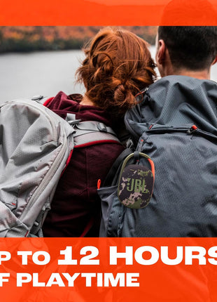 JBL Clip 5 - Ultra-Portable, Waterproof & Dustproof Bluetooth Speaker, Big Pro Sound with Punchy bass, Integrated Carabiner, Up to 12 Hours of Play, Made in Part with Recycled Materials (Blue)