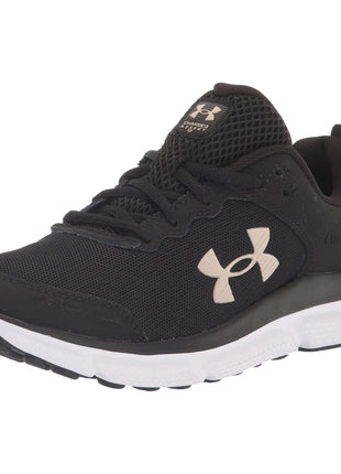 Under Armour Boys' Grade School Assert 10, (002) Black/Black/Black, 6, US