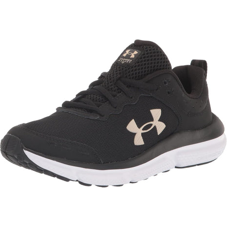 Under Armour Boys' Grade School Assert 10, (002) Black/Black/Black, 6, US