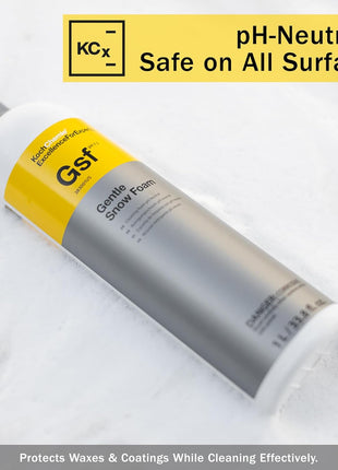 KOCHCHEMIE Gentle Snow Foam - pH Neutral Pre-Cleaning; Works With Foam Cannons & Sprayers; Manual Washing Shampoo; Safe on Existing Wax & Sealed Surfaces; Unique Cherry Fragrance (1 Liter)