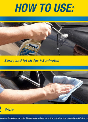 Rain-X Pro 620213 3-in-1 Bug, Tar and Adhesive Remover, 16oz - Premium Bug, Tar and Adhesive Remover to Help Clean and Remove Sticky Contaminants